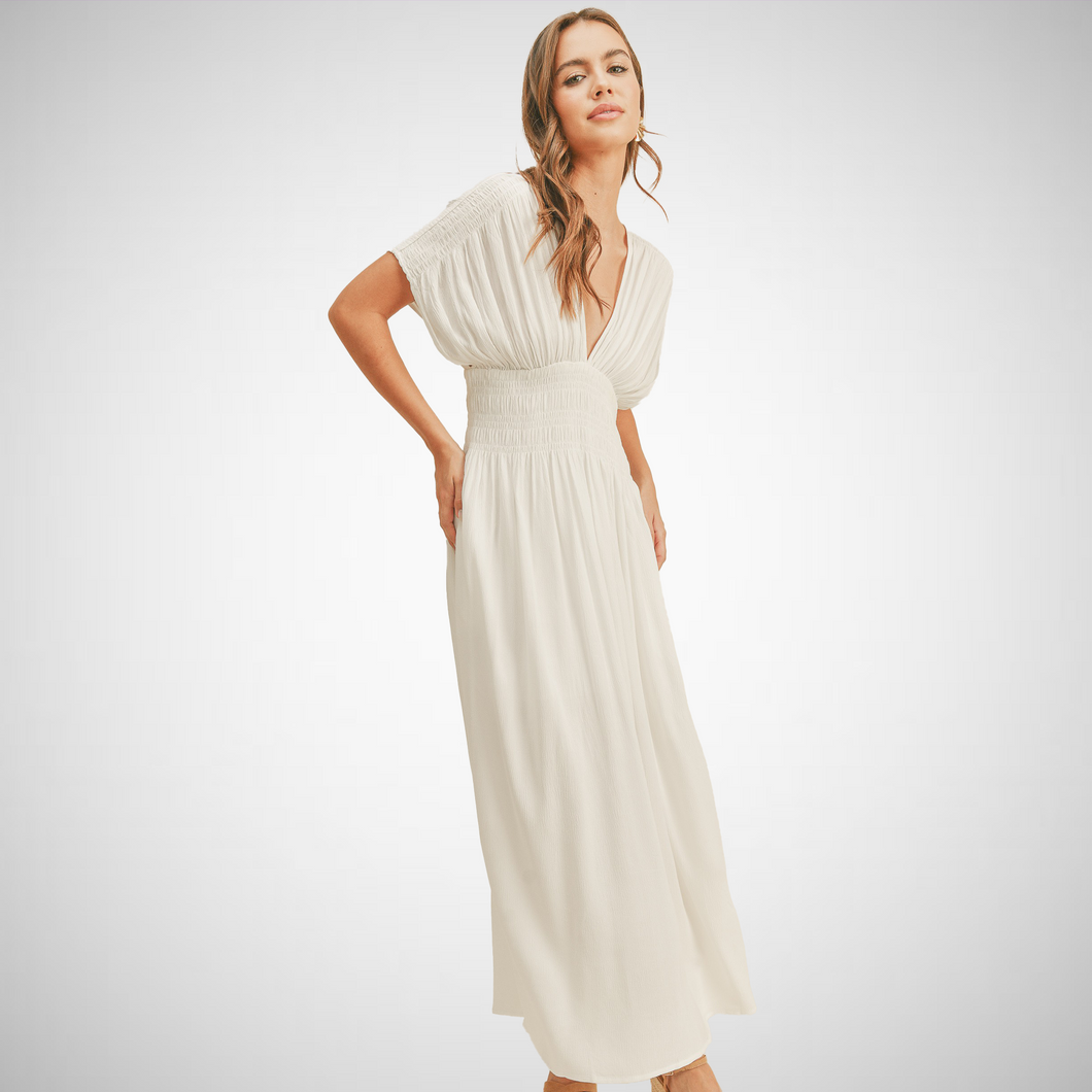 Kimono Sleeve Maxi Dress (7892541604048)