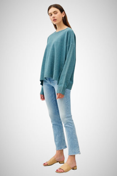 Oversize Cut, Ultra Soft Heather Look Sweater (8162070986960)