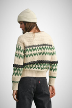 Load image into Gallery viewer, Multi Color Aztec Pattern Sweater Top (8160631783632)
