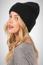 Load image into Gallery viewer, Wool Blend Ribbed Beannie (8163187097808)
