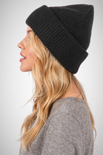 Load image into Gallery viewer, Wool Blend Ribbed Beannie (8163187097808)
