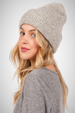 Load image into Gallery viewer, Wool Blend Ribbed Beannie (8163187097808)
