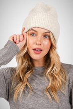 Load image into Gallery viewer, Wool Blend Ribbed Beannie (8163187097808)
