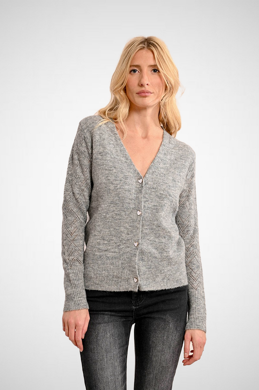 Openwork Knit Vest (8227538010320)