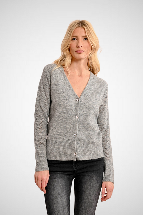 Openwork Knit Vest (8227538010320)