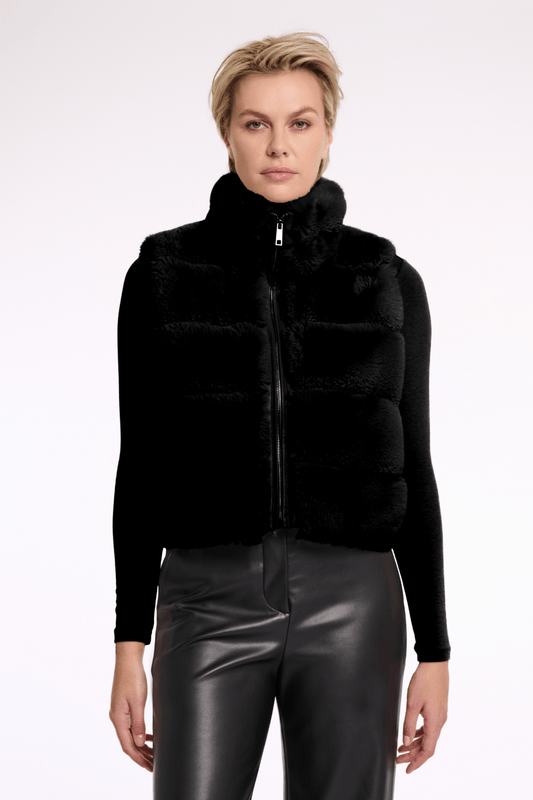May Faux Fur Waistcoat (8344775327952)