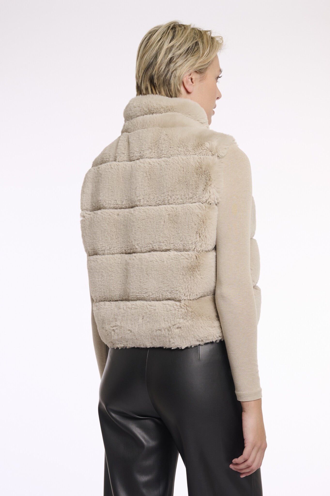 May Faux Fur Waistcoat (8344775327952)
