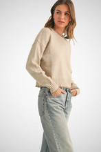 Load image into Gallery viewer, Color Stitching Detailed Sweater Top (8229683200208)
