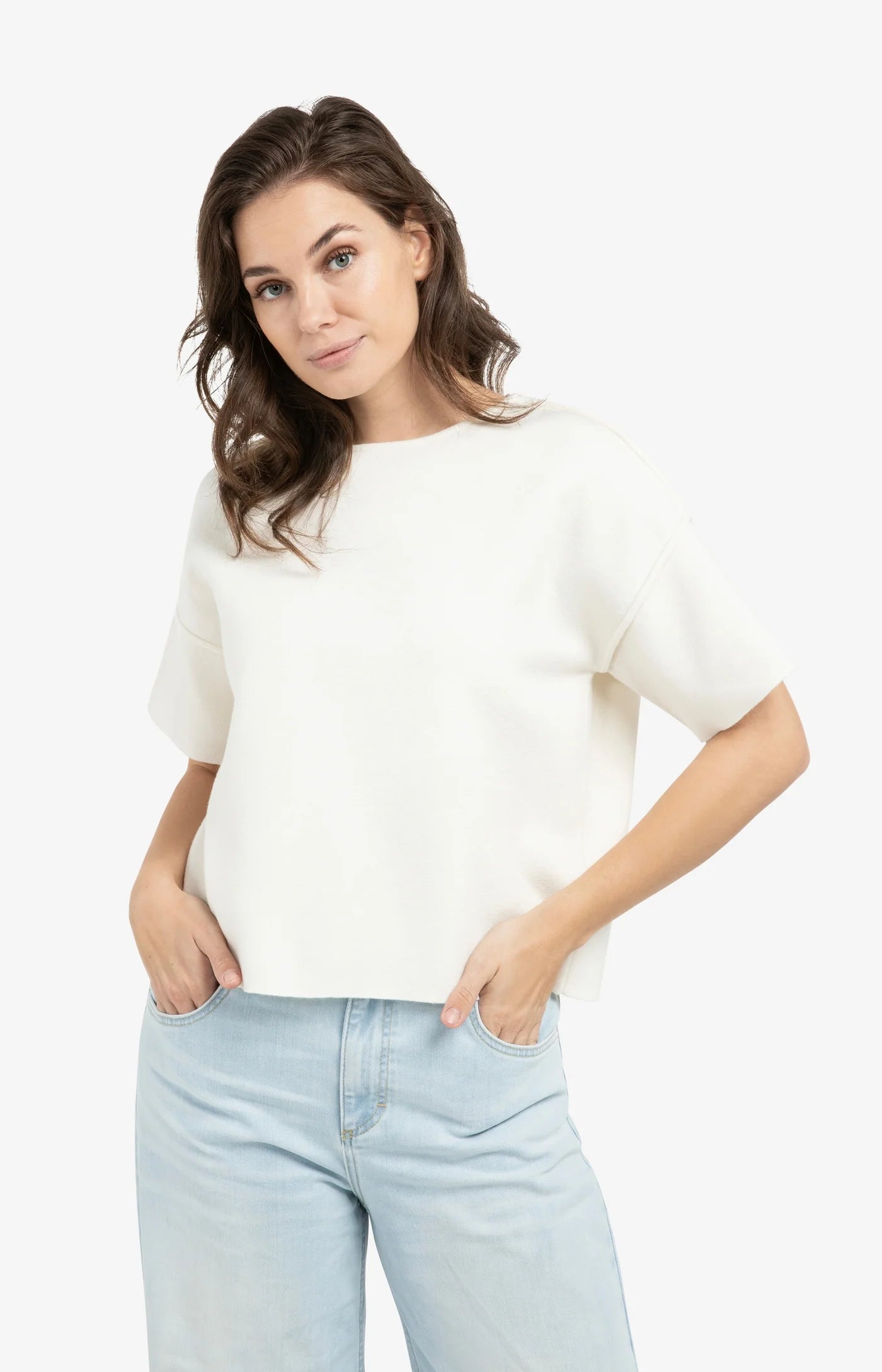 Pull à manches courtes