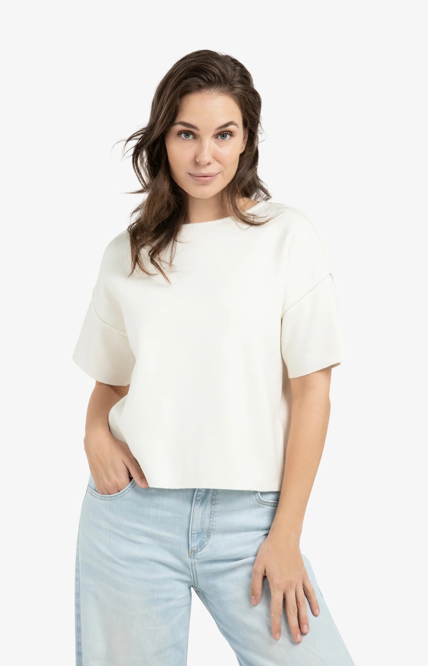 Pull à manches courtes
