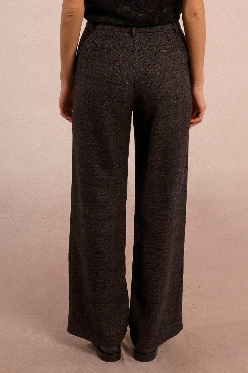 Straight Pants With Checks (8345880756432)