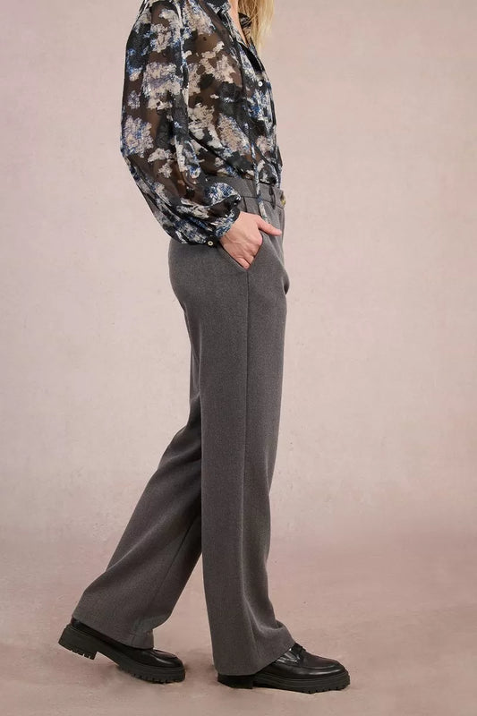 High Waisted Straight Pants (8345880592592)