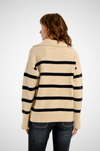 Load image into Gallery viewer, Striped Polo-Style Sweater (8227537977552)
