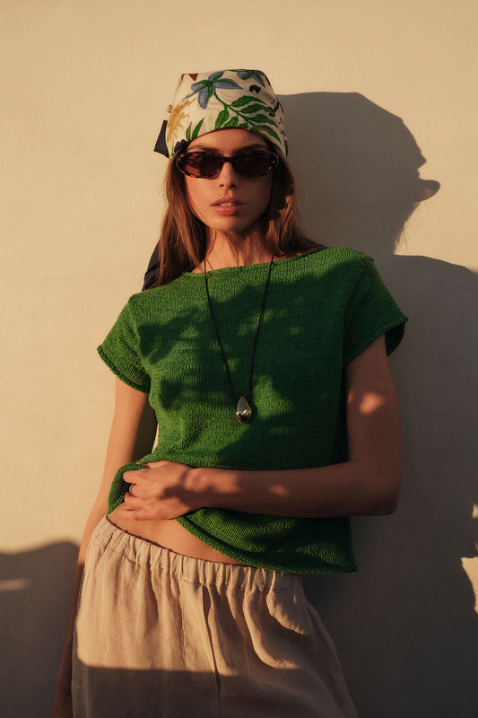 Milou Cotton Tape Top