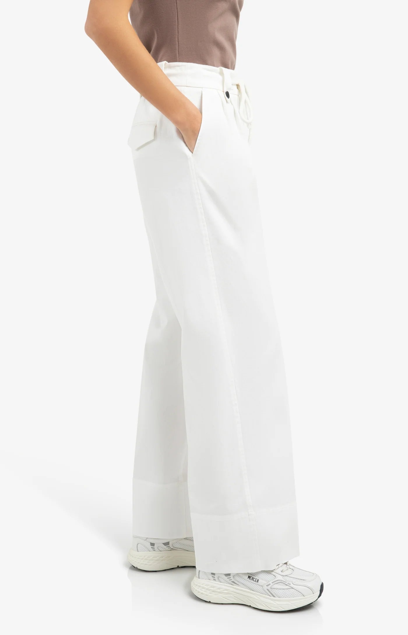 Woven Wide Leg Trousers