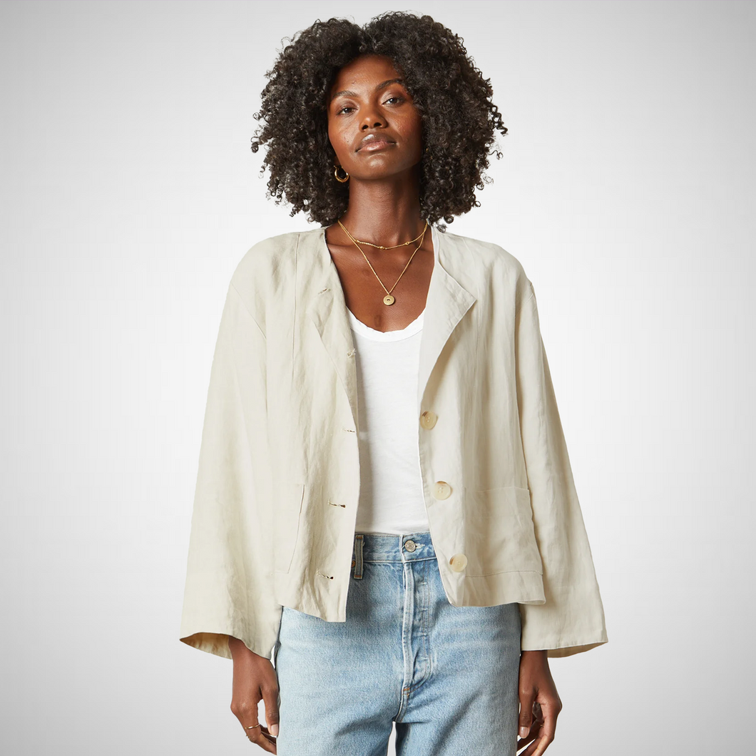 Brielle Linen Jacket (7891633766608)