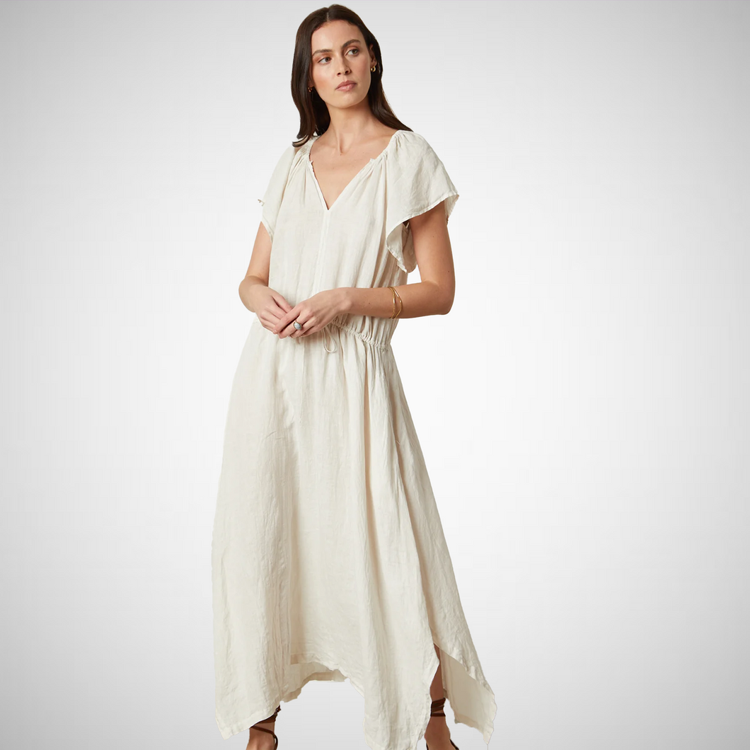 Debbie Linen Dress (7891638747344)