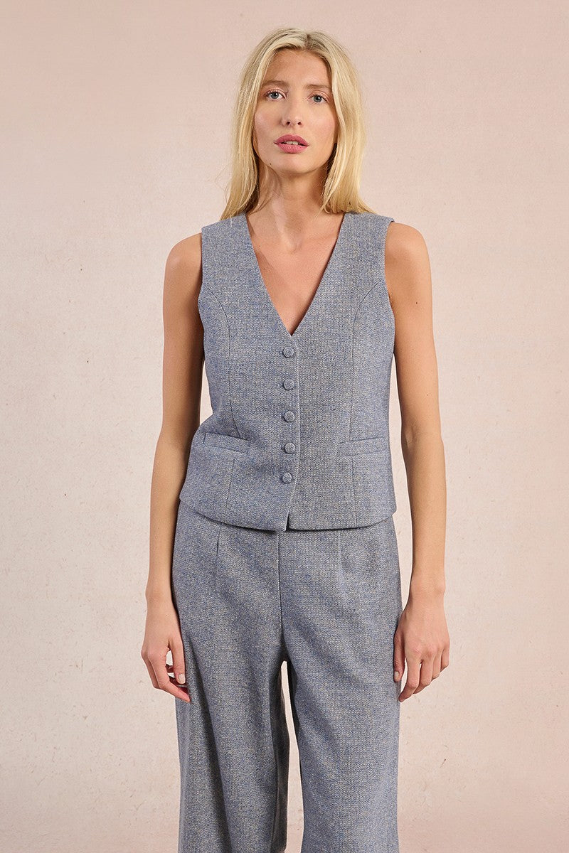 Woollen Short Sleeve Blazer (8345880625360)