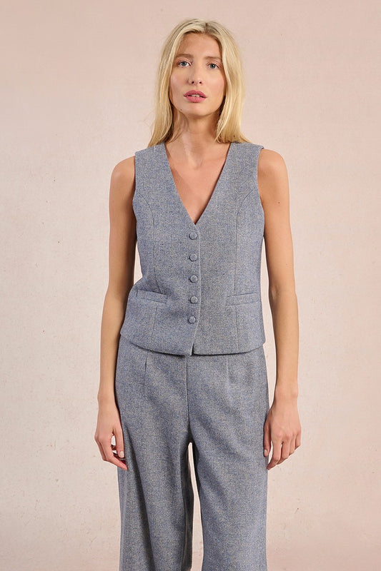 Woollen Short Sleeve Blazer (8345880625360)
