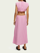 Load image into Gallery viewer, Draped Structured Shoulder Dress (7907128213712)
