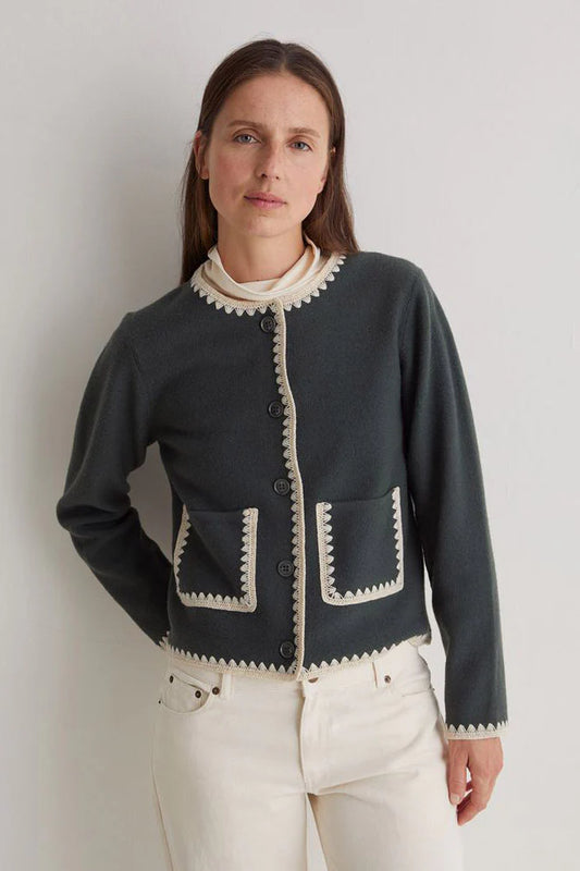 Boiled Wool Cardigan (8342357377232)