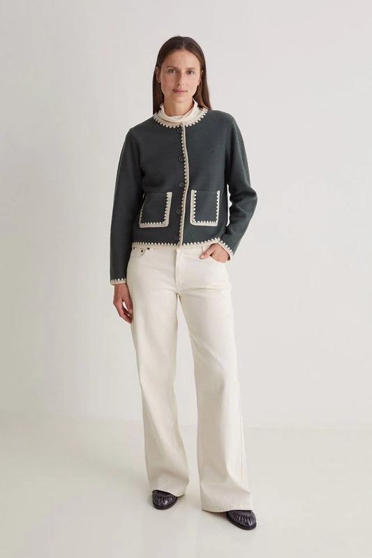 Boiled Wool Cardigan (8342357377232)