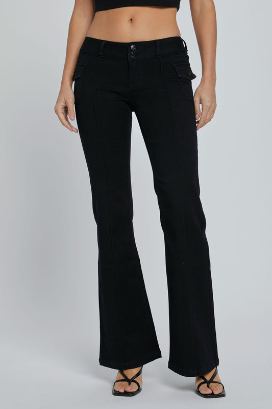 Low Rise Baggy Flare Jeans (7888754507984)