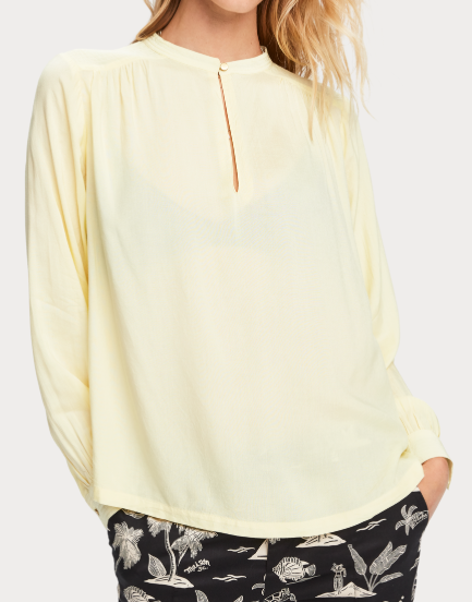 Scotch+Soda+Keyhole+Neckline+Blouse (6592972357840)