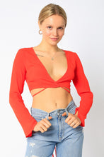 Load image into Gallery viewer, OLIVACEOUS - Orange Crop Bolero Shrug (7346530582736)
