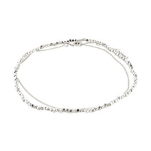 Load image into Gallery viewer, PILGRIM Ankle Chain - DAPNE 2 in 1 Ankle Chain (Plated Silver) (7724912017616)
