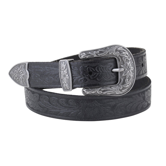 Western Tooled VintageBuckle Leather Belt from Most Wanted USA (7332757733584)