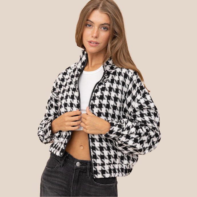 HERSY - Checker Long Sleeve Jacket (7850496983248)