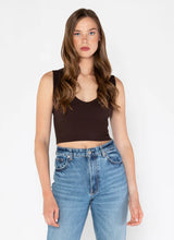Charger l&#39;image dans la galerie, C&#39;est Moi - Bamboo Deep V Rib Top (9Colors) (6768632299728)
