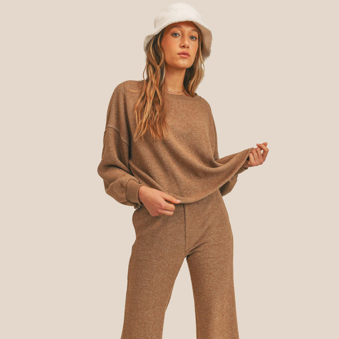 Sage The Label - Change Like Weather Ruched Back Knit (7793965727952)