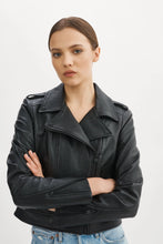 Load image into Gallery viewer, LAMARQUE - Black Leather Jacket (7811999072464)
