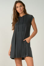 Load image into Gallery viewer, ELAN - Black Dress with Hoodie (7352433344720)
