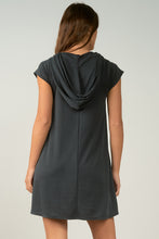 Load image into Gallery viewer, ELAN - Black Dress with Hoodie (7352433344720)
