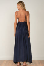 Load image into Gallery viewer, ELAN - Maxi Goddess Strappy Navy Blue Dress (7352430330064)
