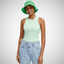 Load image into Gallery viewer, Rib-knitted racerback tank top (7884626133200)
