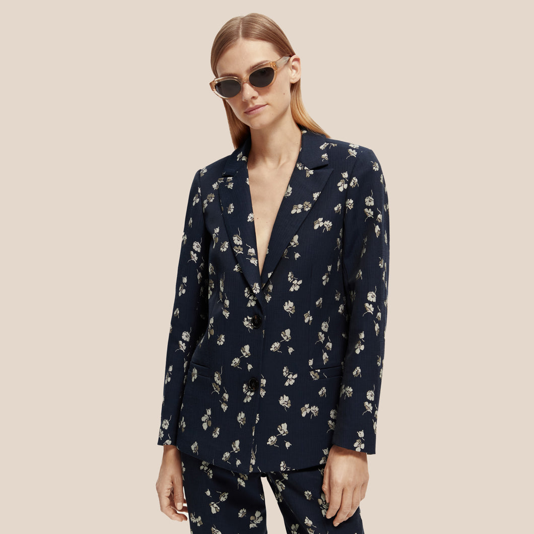 Jacquard Relaxed-fit Blazer (7863356981456)