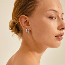 Load image into Gallery viewer, Pilgrim+Earrings+Zion+Silver+plated (6700836520144)
