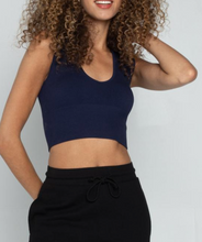 Charger l&#39;image dans la galerie, Bamboo Deep V Rib Top (4Colors) (6768632299728)
