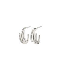 Load image into Gallery viewer, Pilgrim Earrings : Serenity : Silver Plated (6816773538000)
