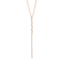 Load image into Gallery viewer, Pilgrim Necklace : Serenity : Crystal Rose-Gold Plated (6816810467536)
