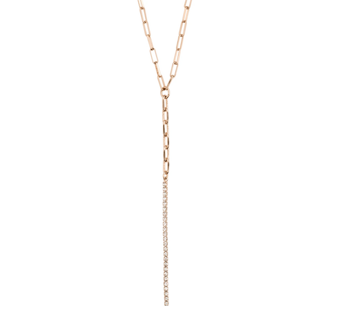 Pilgrim Necklace : Serenity : Crystal Rose-Gold Plated (6816810467536)