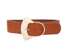 Load image into Gallery viewer, Faux Leather Thick Elastic Belt (2Colors) (6821269340368)
