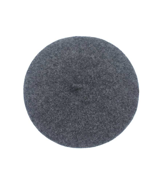 Wool Blend Beret Hat (3Colors) (6820664443088)