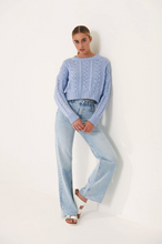 Load image into Gallery viewer, JOHN &amp; JENN - BROOKS Blue Crush Knitted Sweater (7341645005008)
