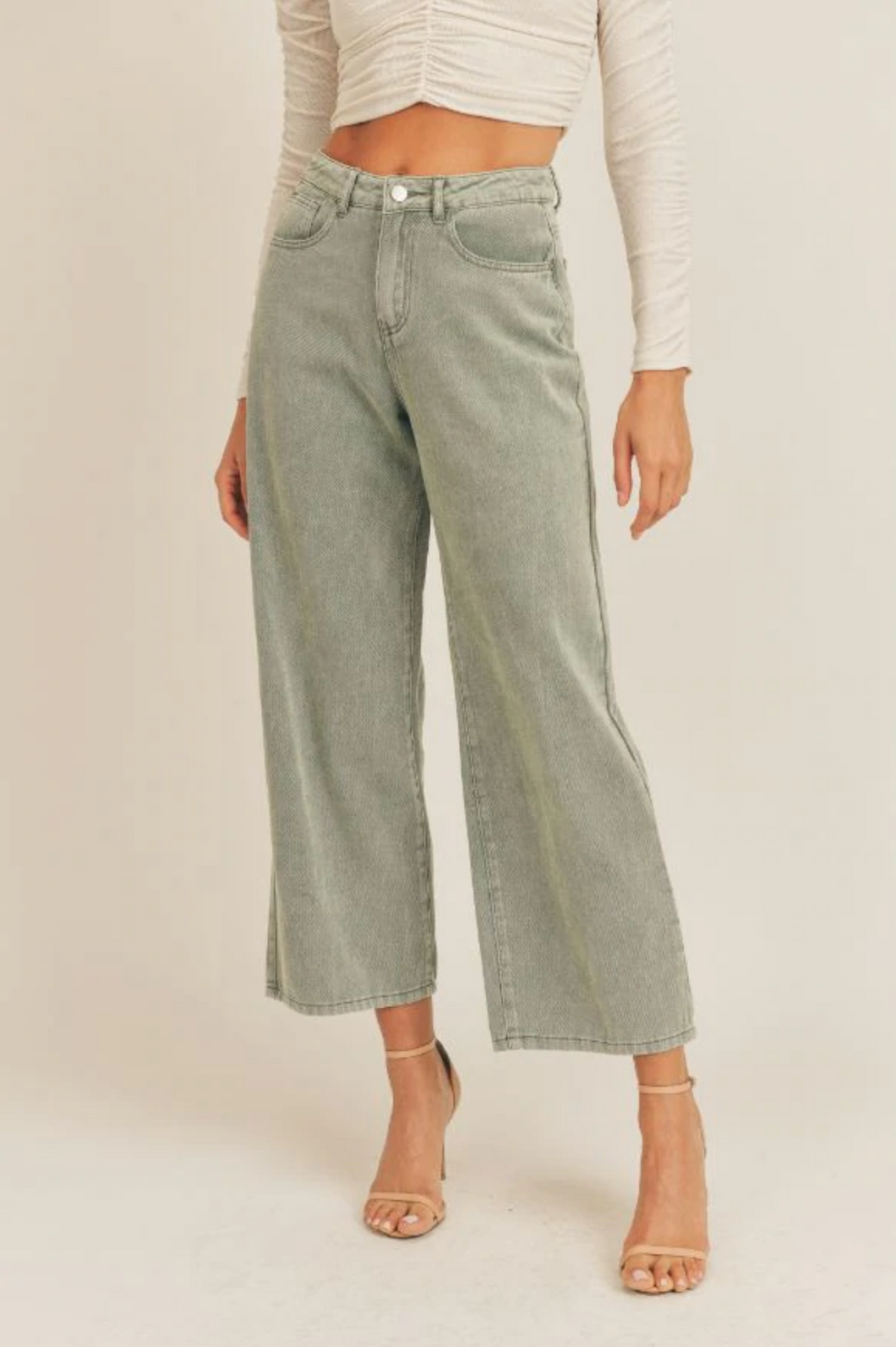 SAGE THE LABEL - HATTIE Sage Denim Pants (7352014340304)