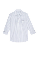 Load image into Gallery viewer, White and grey Penfield Stripe Shirt  (7357069459664)
